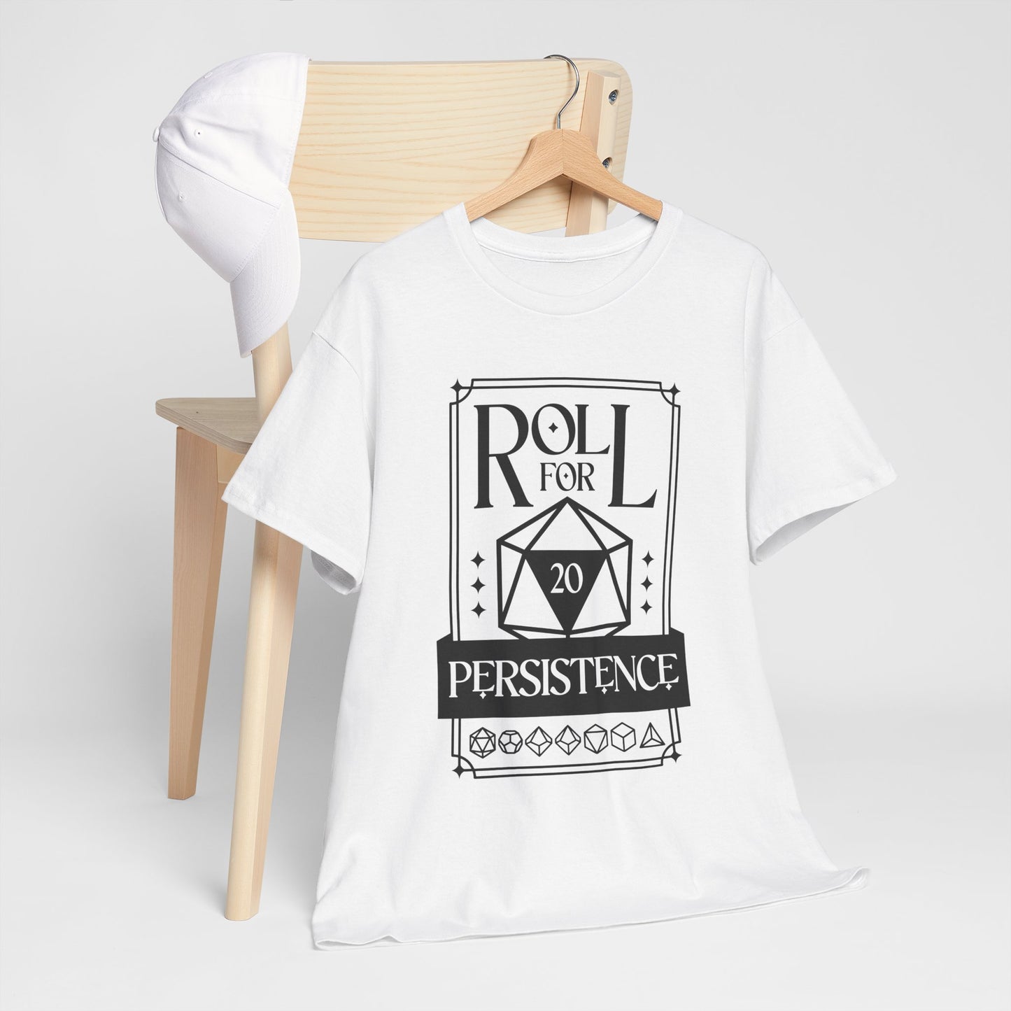 Roll for Persistence Unisex Heavy Cotton Tee