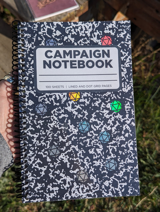 Spiral-bound Campaign Notebook