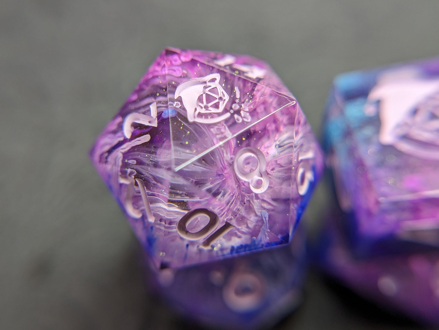Lo-Fi Nebula Handmade Dice Set