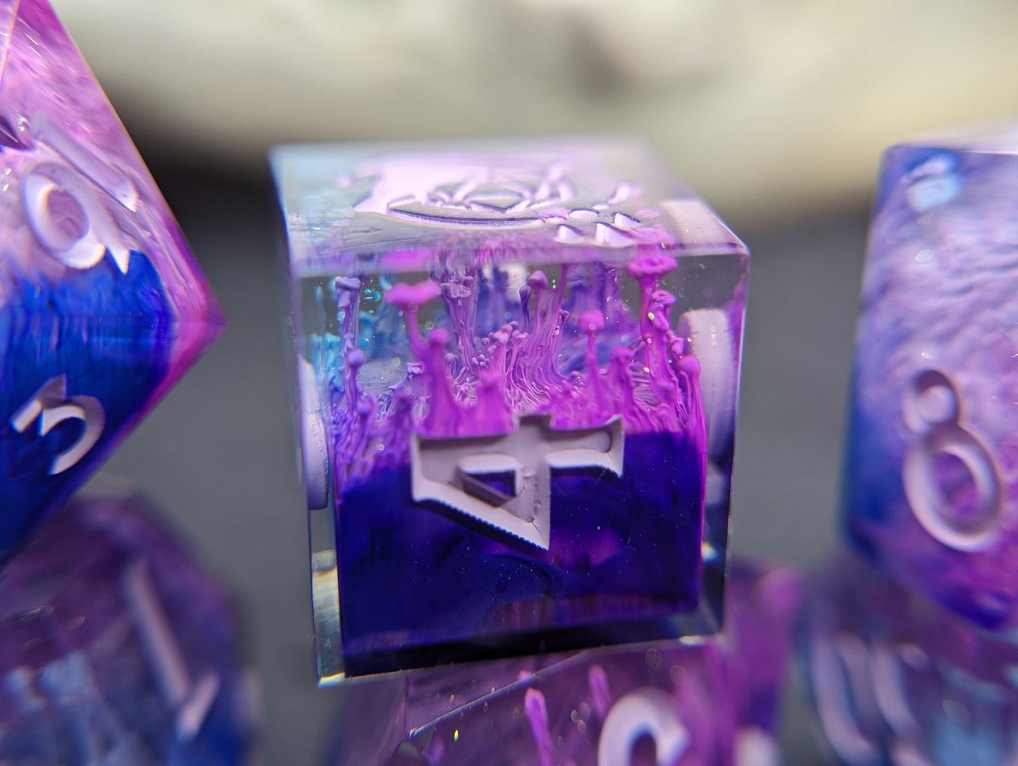 Lo-Fi Nebula Handmade Dice Set