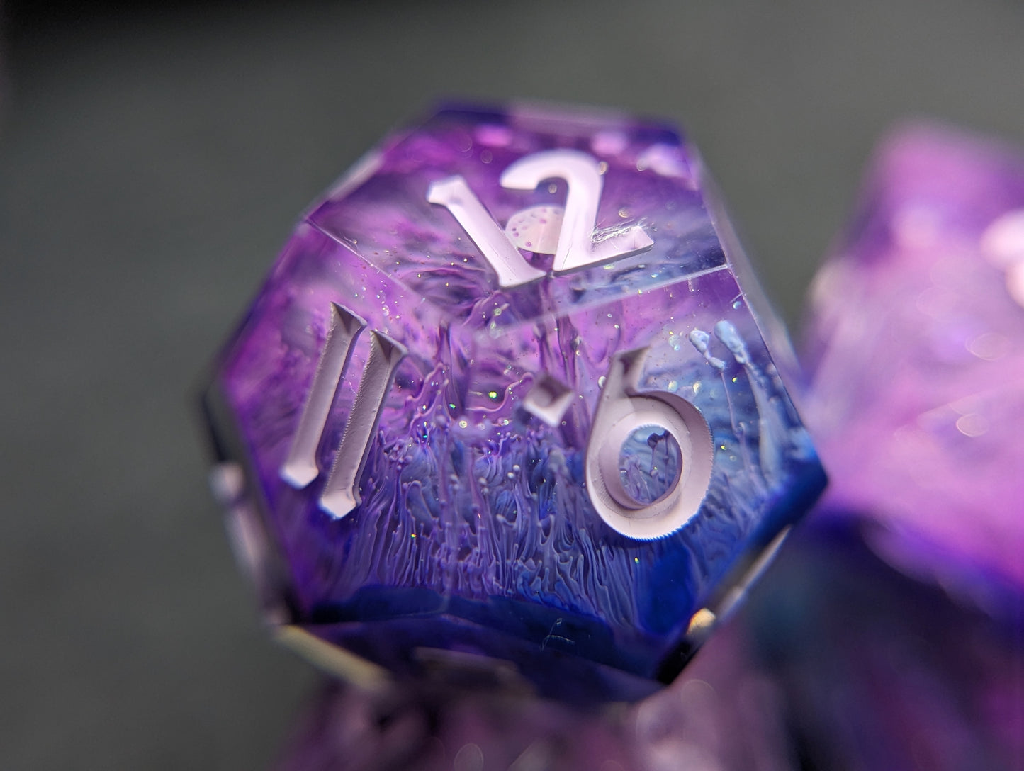 Lo-Fi Nebula Handmade Dice Set