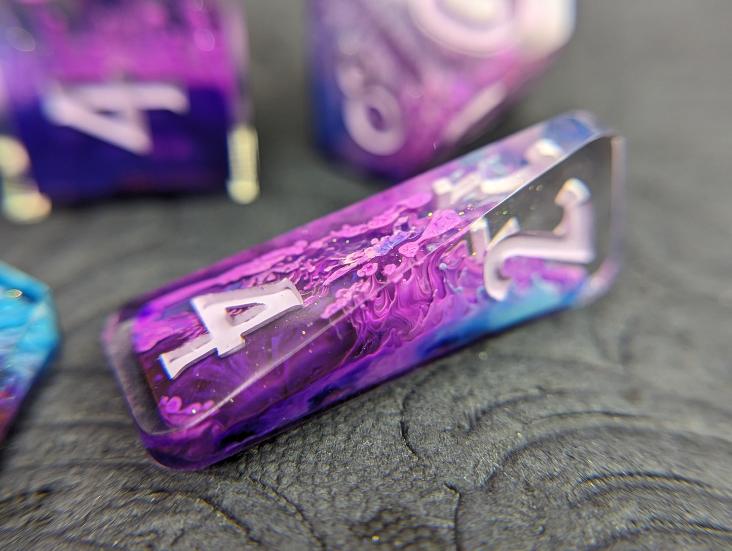 Lo-Fi Nebula Handmade Dice Set
