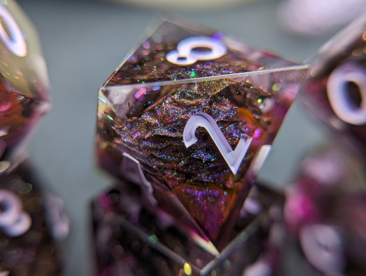 Astral Dragonborn Handmade Dice Set