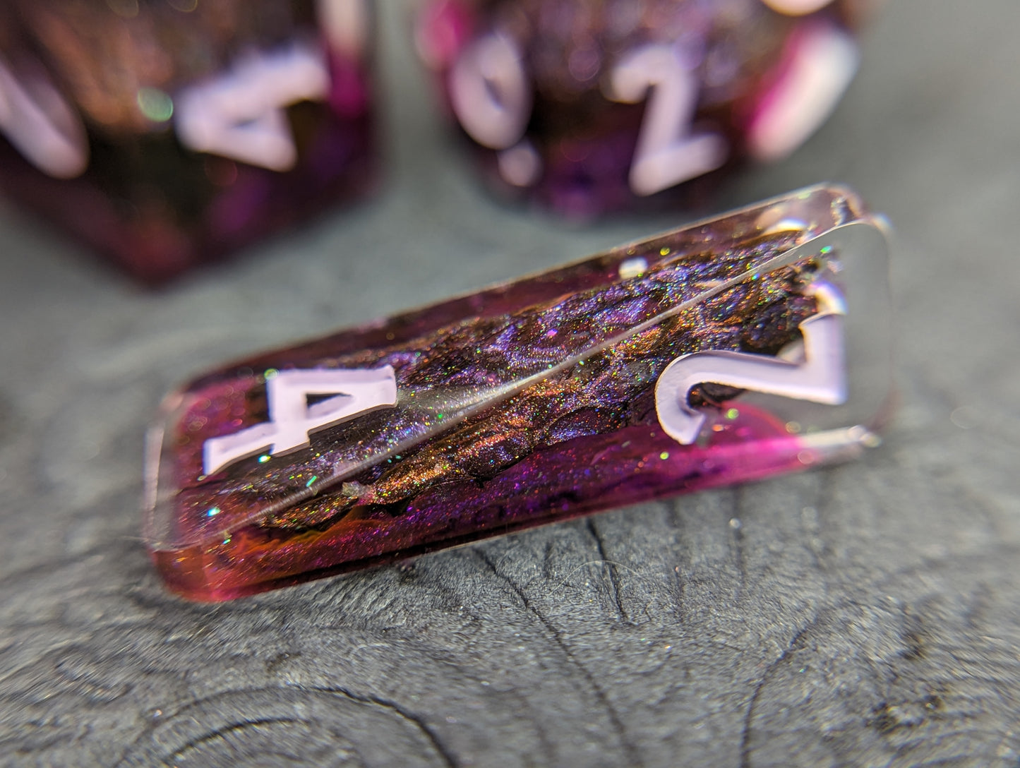 Astral Dragonborn Handmade Dice Set