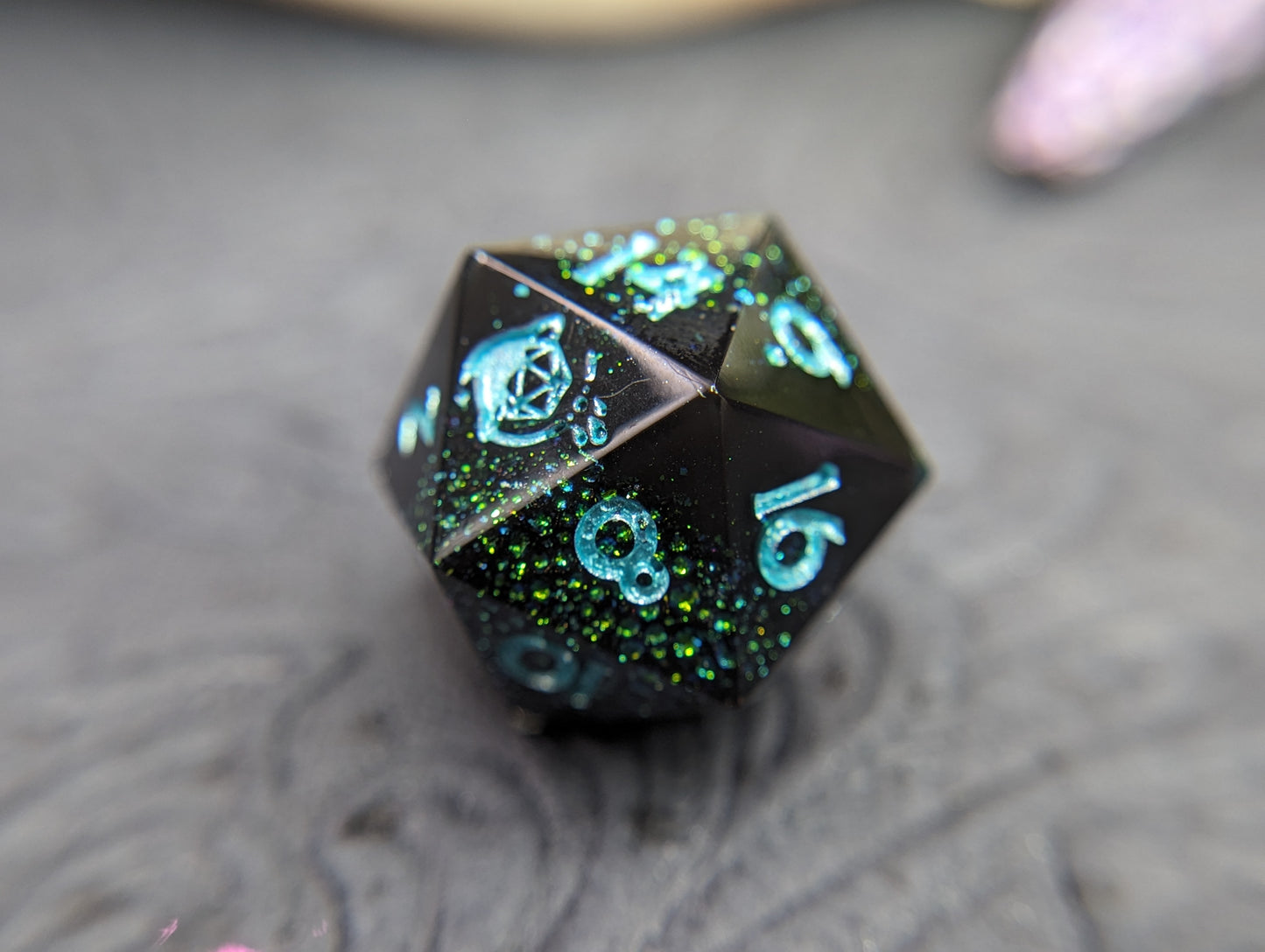 Black Dragon Soul d20 Single Dice
