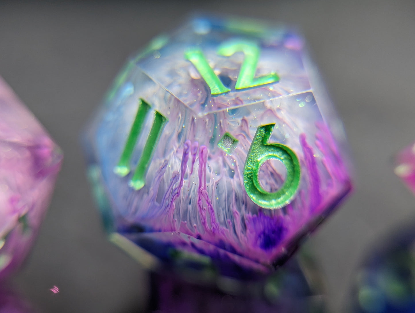 Celestial Wisteria Handmade Dice Set