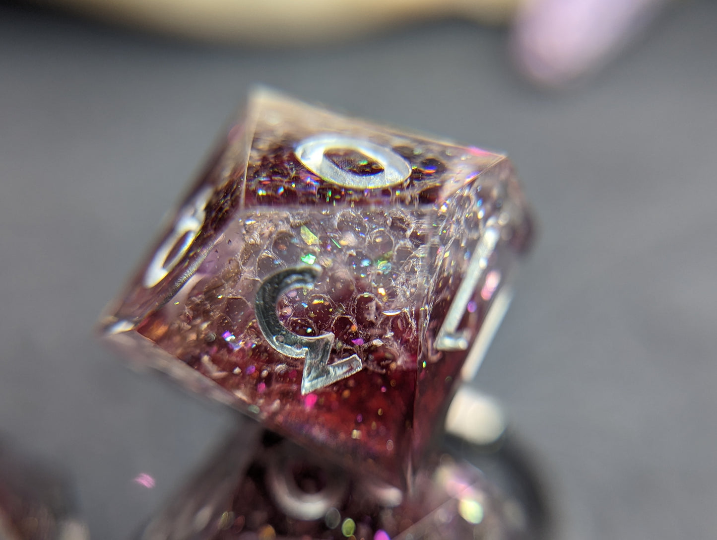 The Rise of Silver Handmade Dice Set