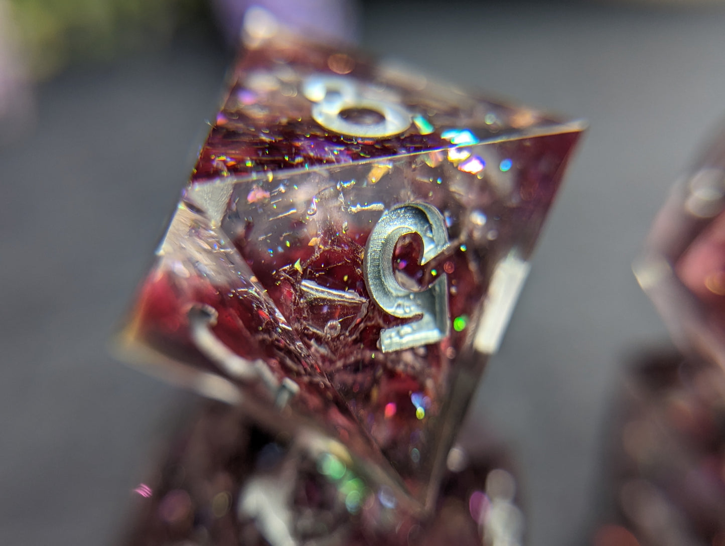 The Rise of Silver Handmade Dice Set