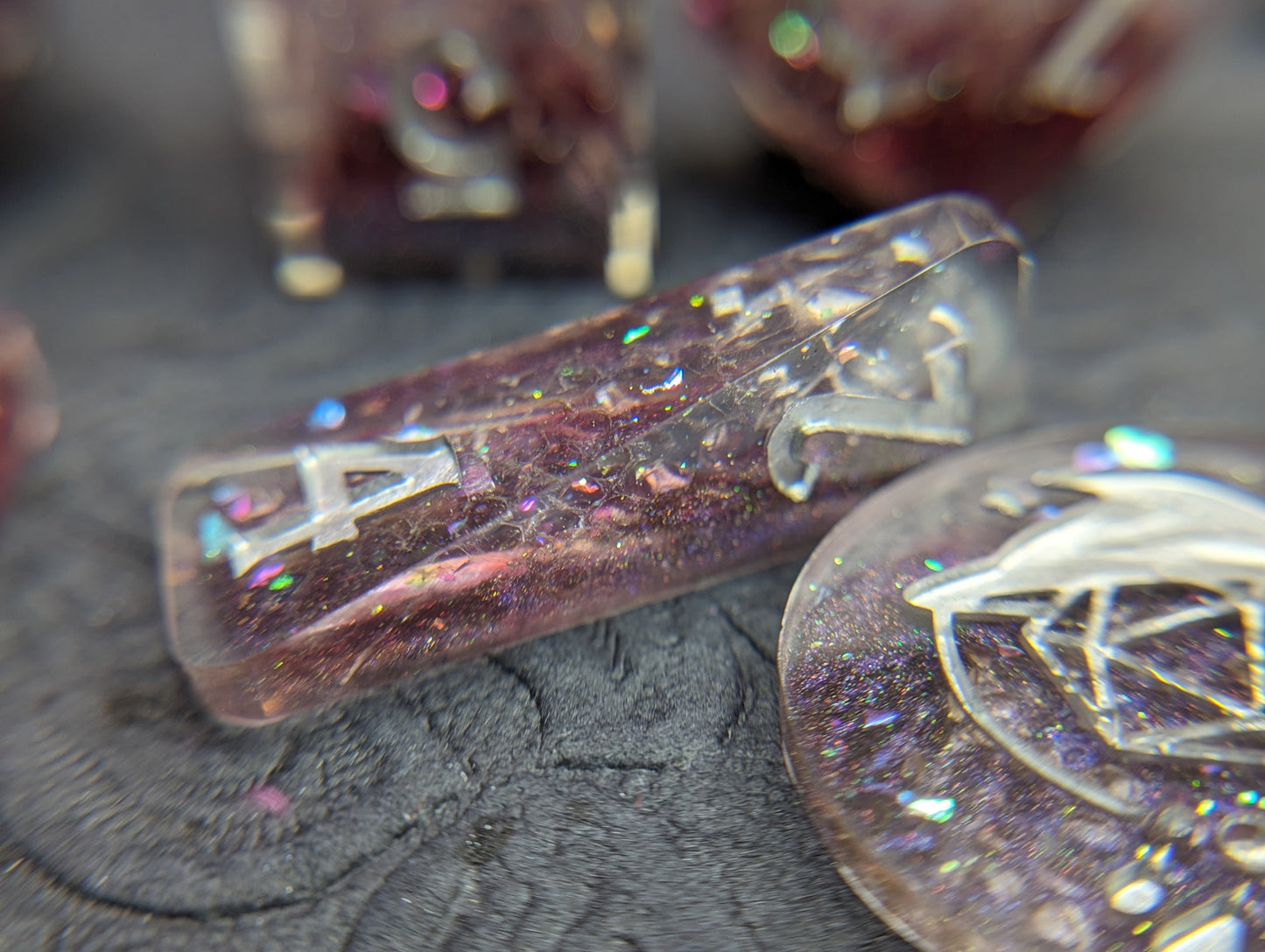 The Rise of Silver Handmade Dice Set