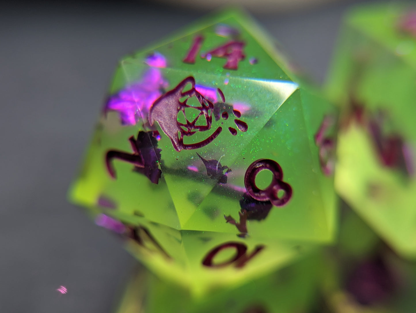 Gelatinous Cute Handmade Dice Set
