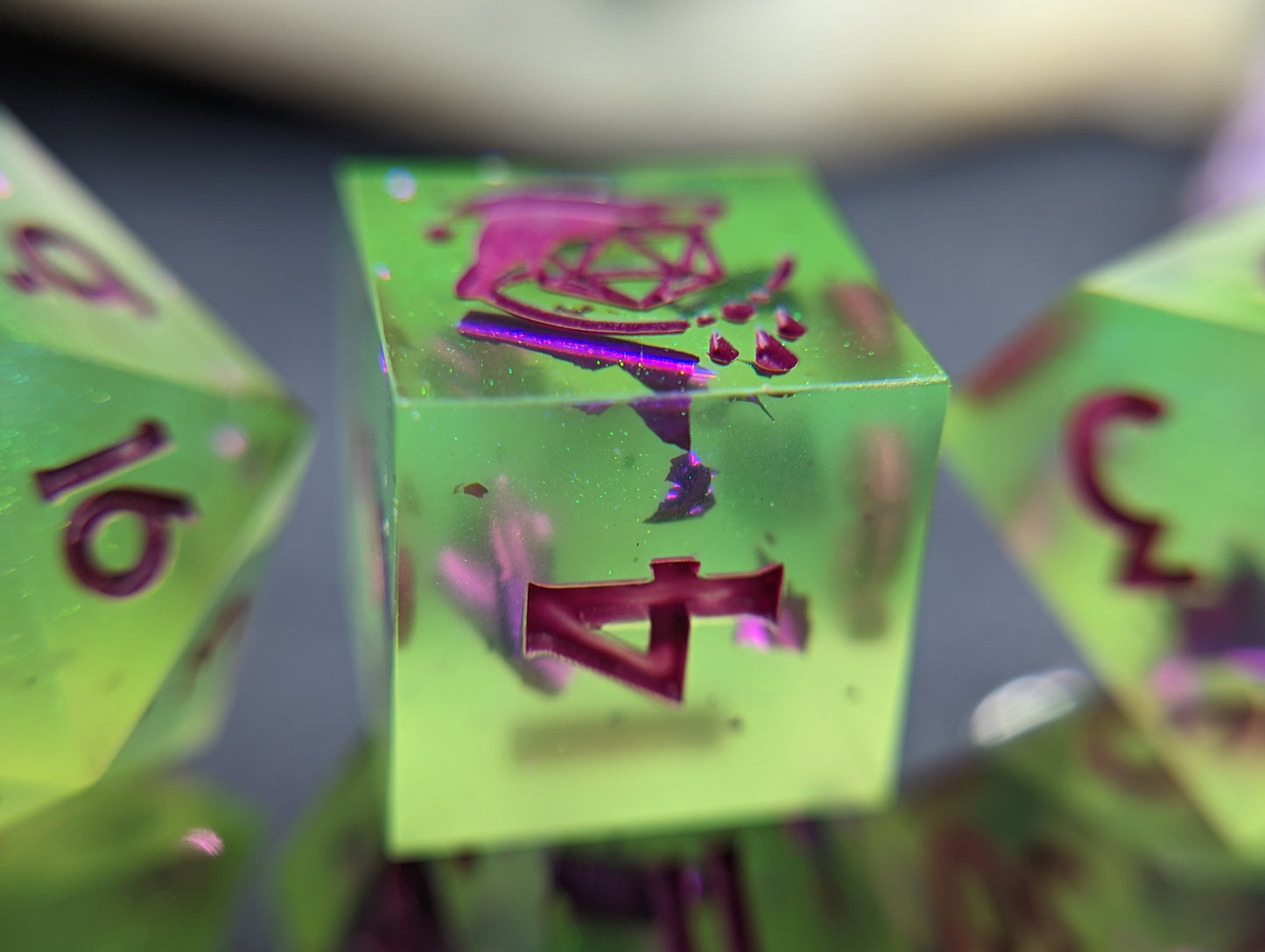 Gelatinous Cute Handmade Dice Set