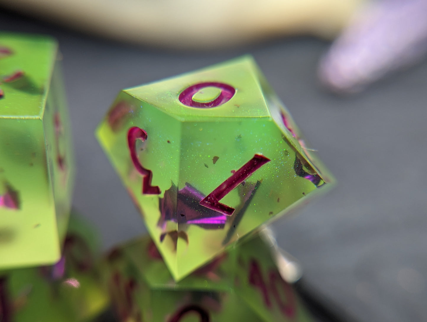 Gelatinous Cute Handmade Dice Set