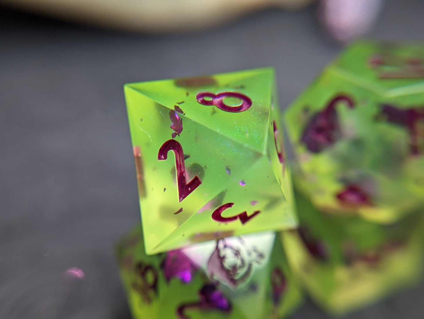 Gelatinous Cute Handmade Dice Set