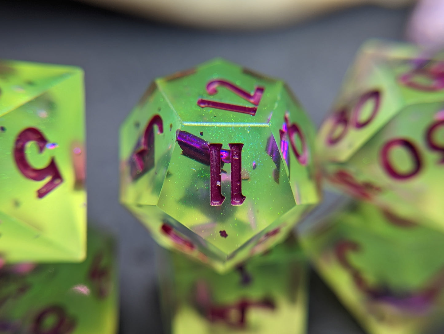 Gelatinous Cute Handmade Dice Set
