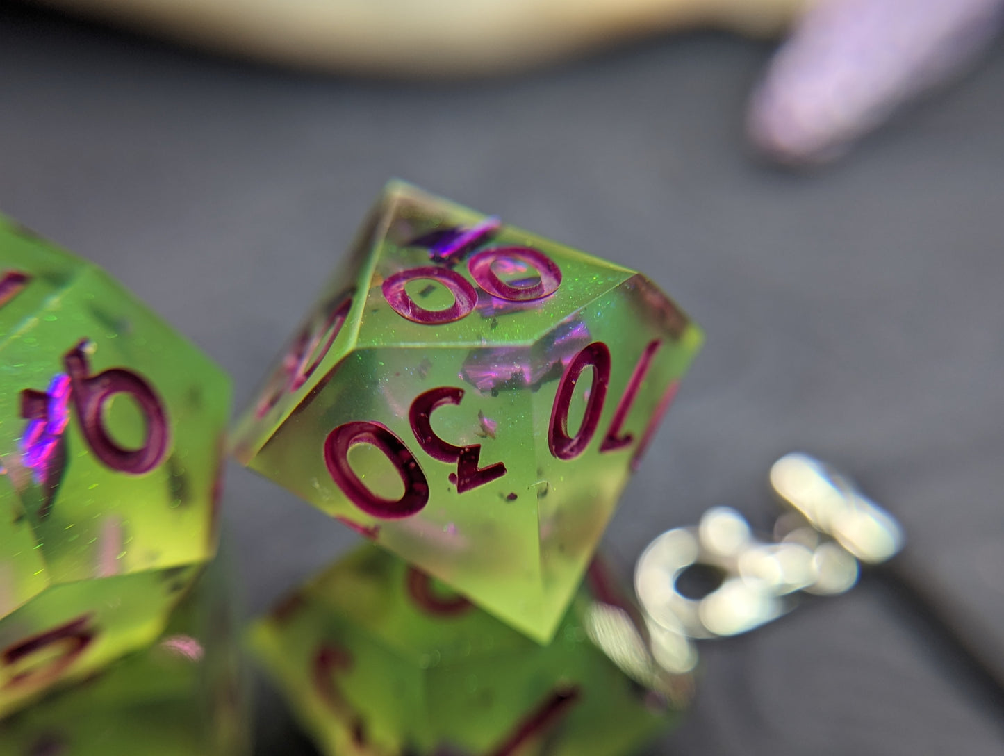 Gelatinous Cute Handmade Dice Set