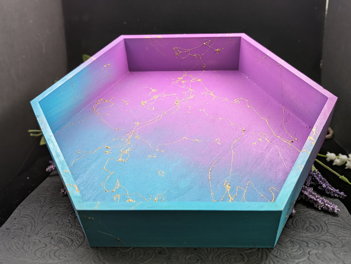 Wood Dice Tray