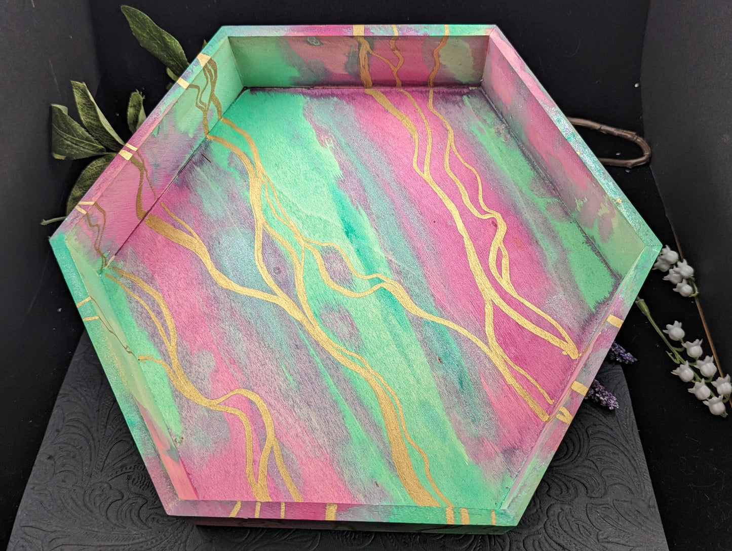 Wood Dice Tray