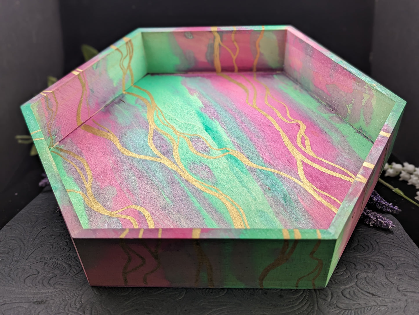 Wood Dice Tray