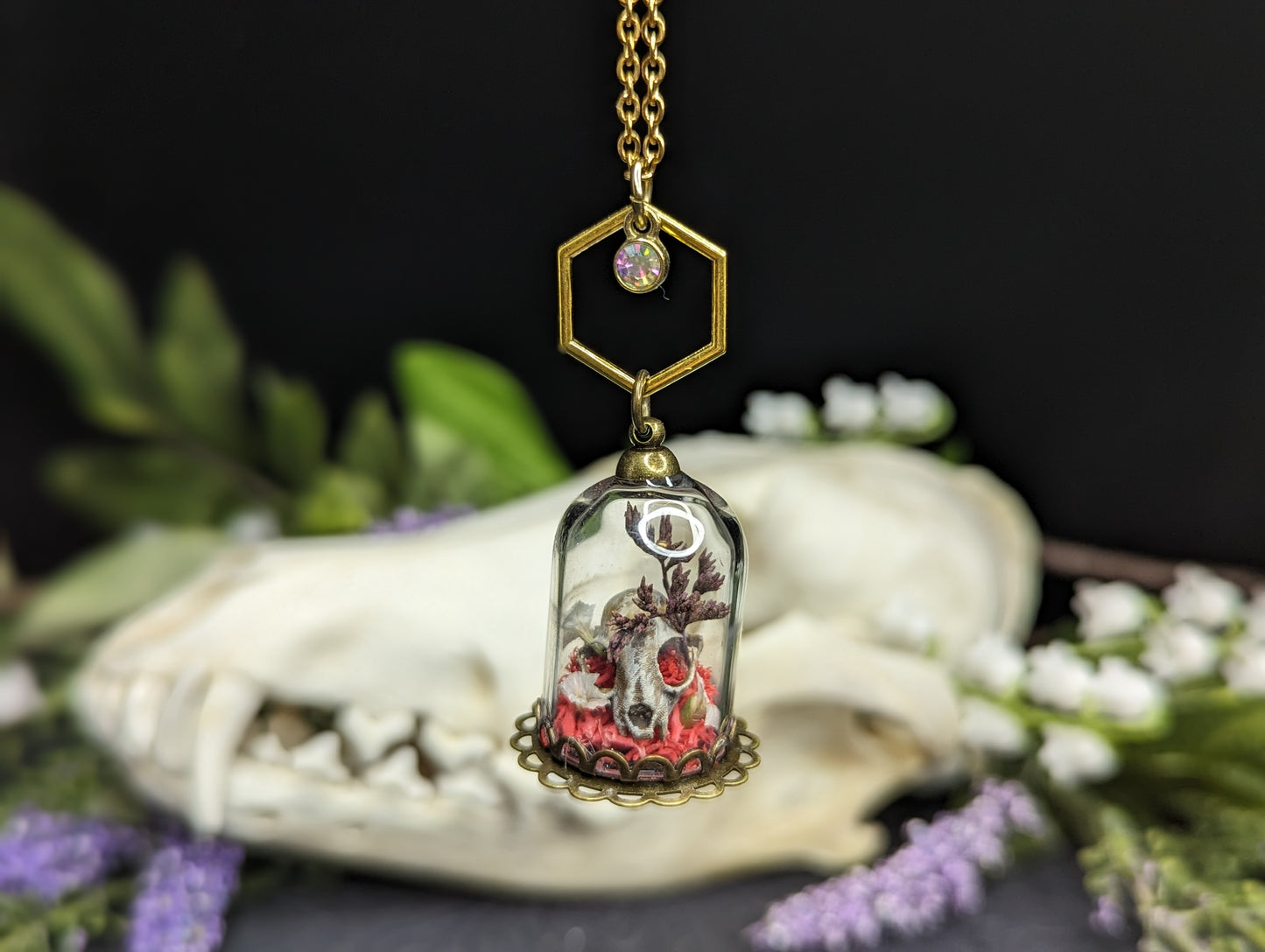 Beautiful Decay Terrarium Necklace