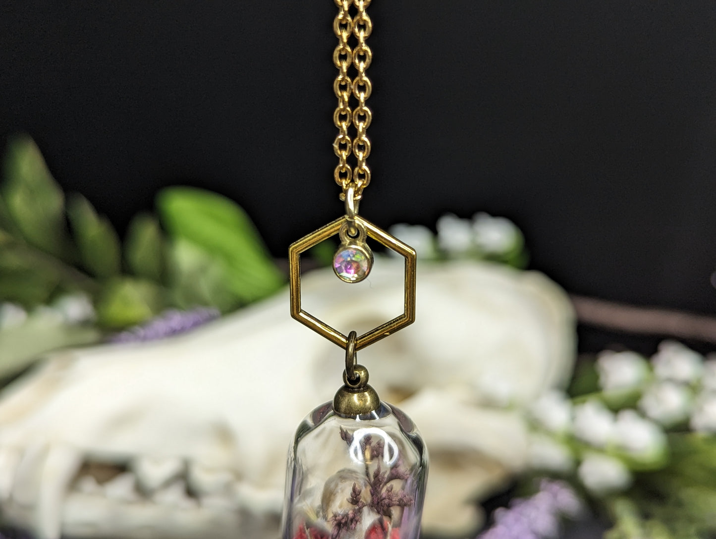 Beautiful Decay Terrarium Necklace