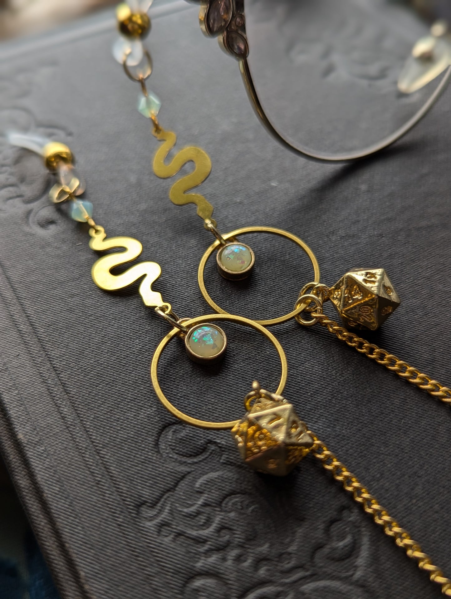 Serpent of Fate Eyeglasses Chain