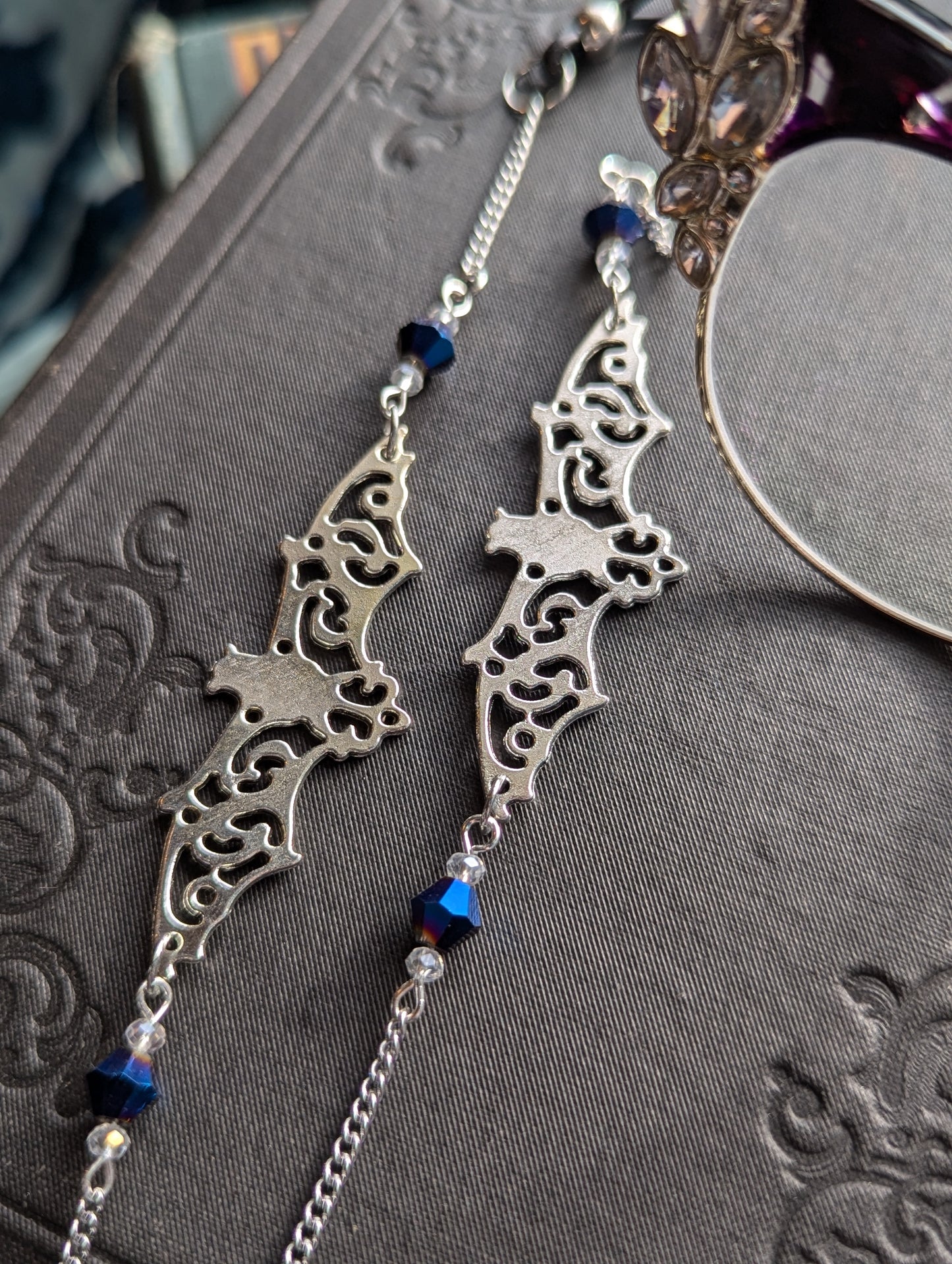 Filigree Bat Eyeglasses Chain