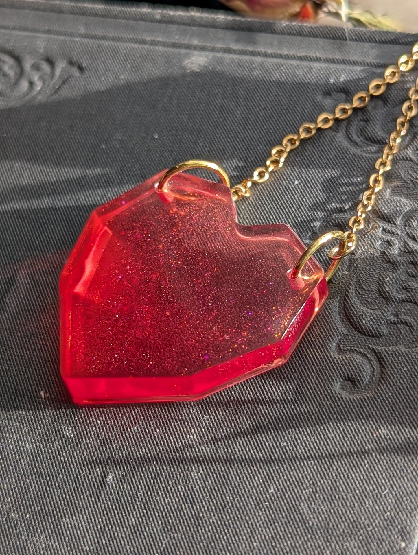 8-Bit Heart Pendant