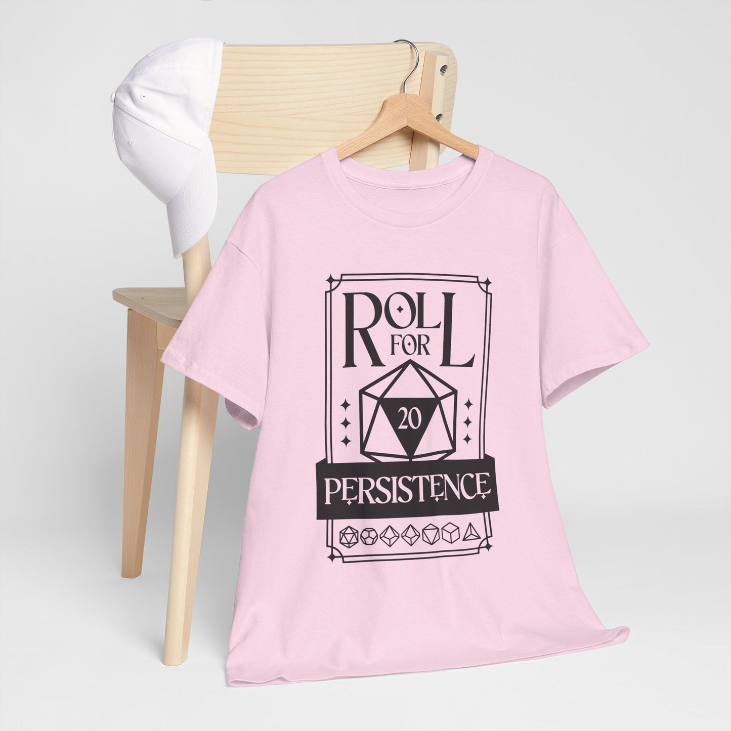 Roll for Persistence Unisex Heavy Cotton Tee