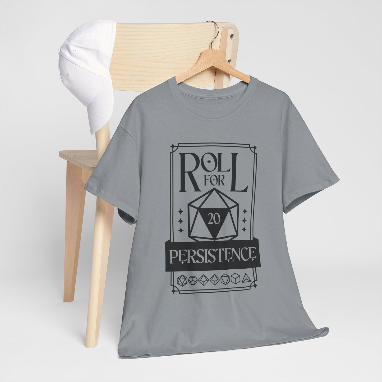 Roll for Persistence Unisex Heavy Cotton Tee