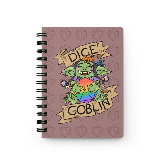 Dice Goblin Spiral Bound Journal