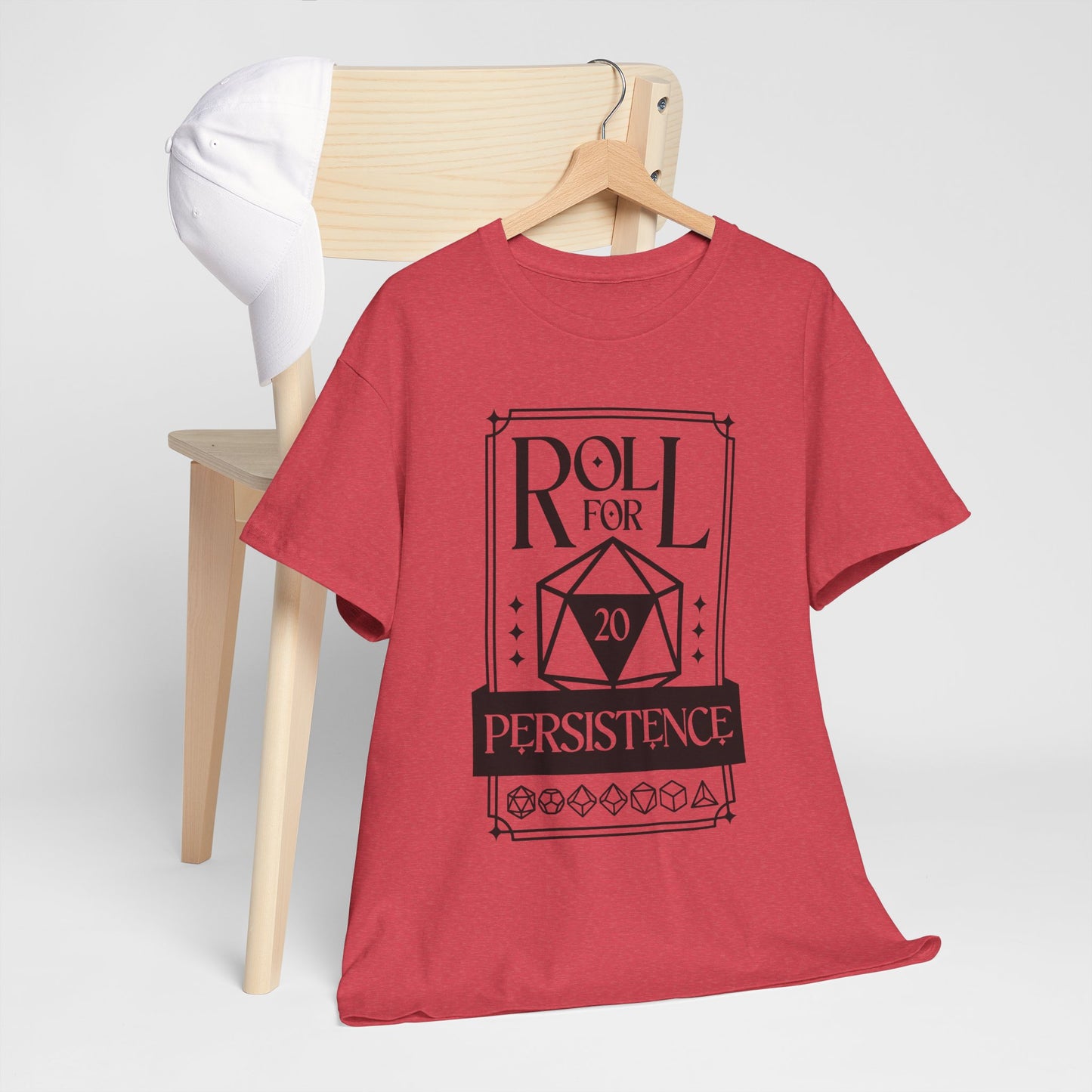 Roll for Persistence Unisex Heavy Cotton Tee