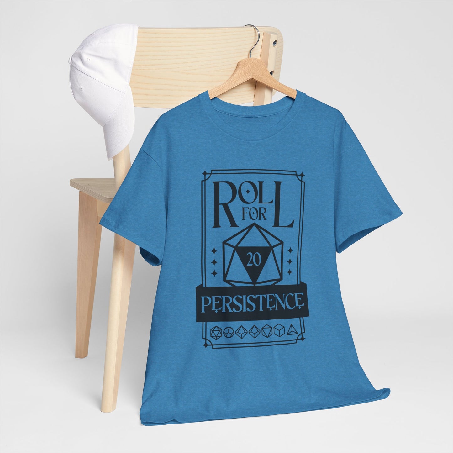 Roll for Persistence Unisex Heavy Cotton Tee