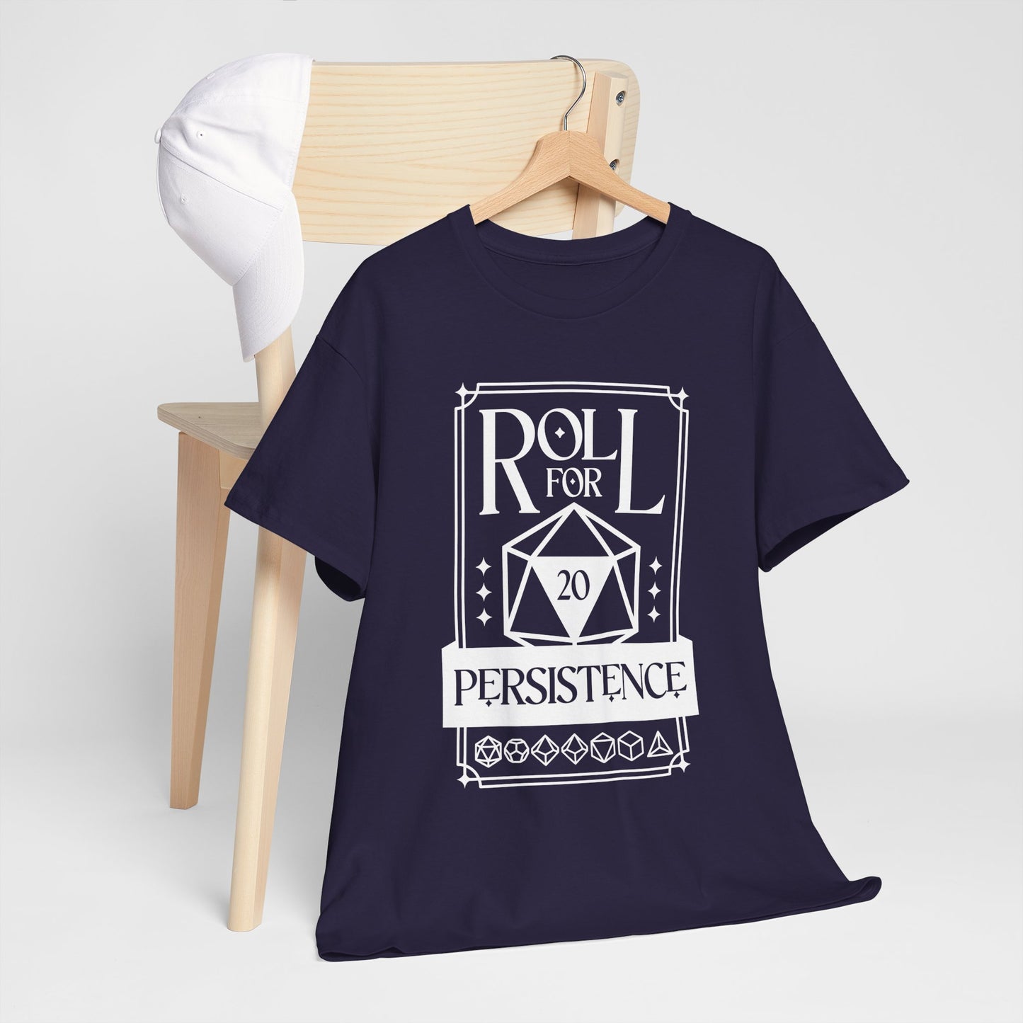 Roll for Persistence Unisex Heavy Cotton Tee