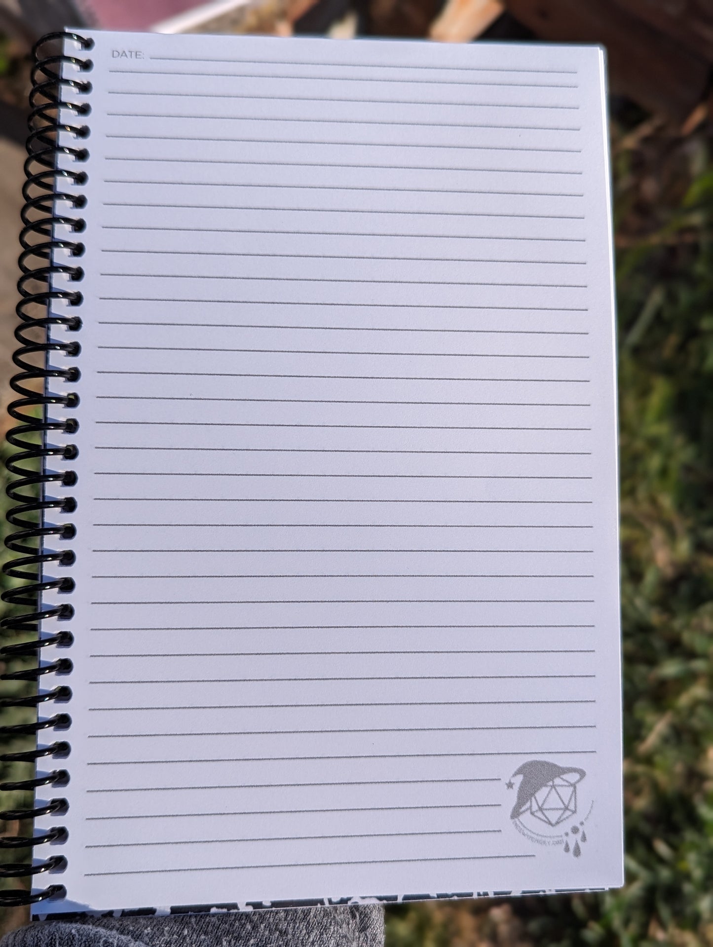 Spiral-bound Dice Goblin Notebook
