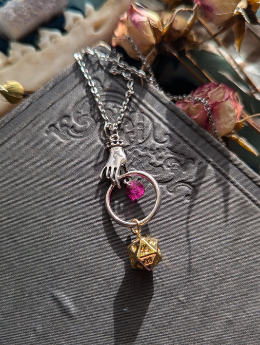 Fate Touched d20 Necklace