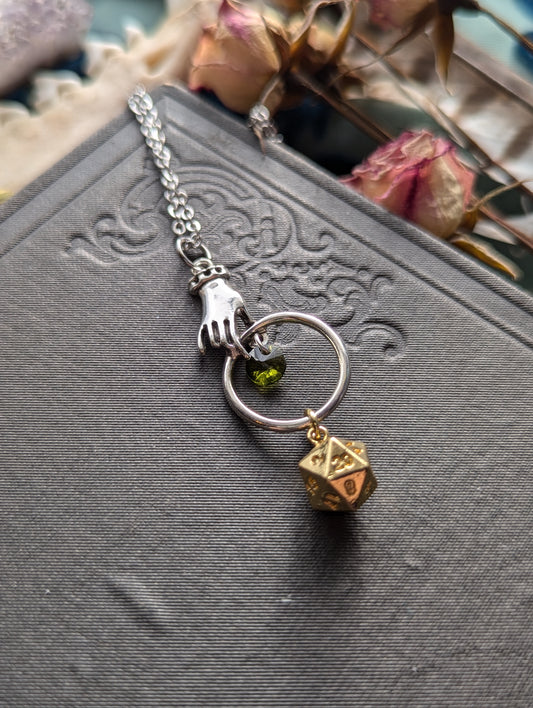 Fate Touched d20 Necklace