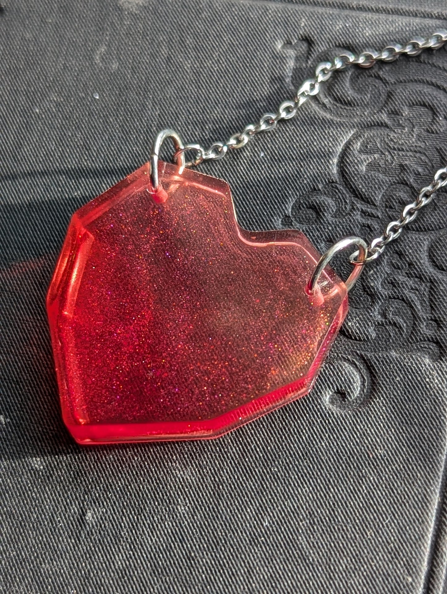 8-Bit Heart Pendant