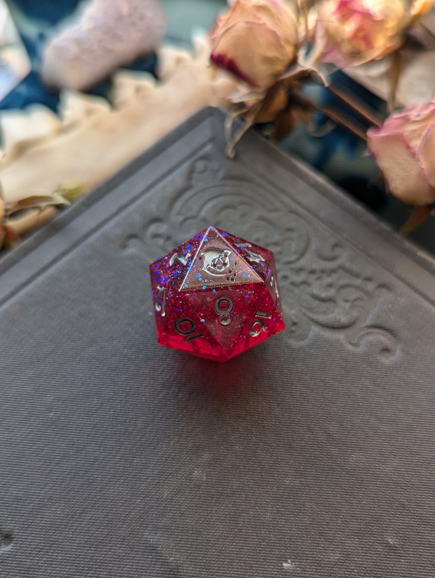 Drops of Scarlet d20 Single Dice