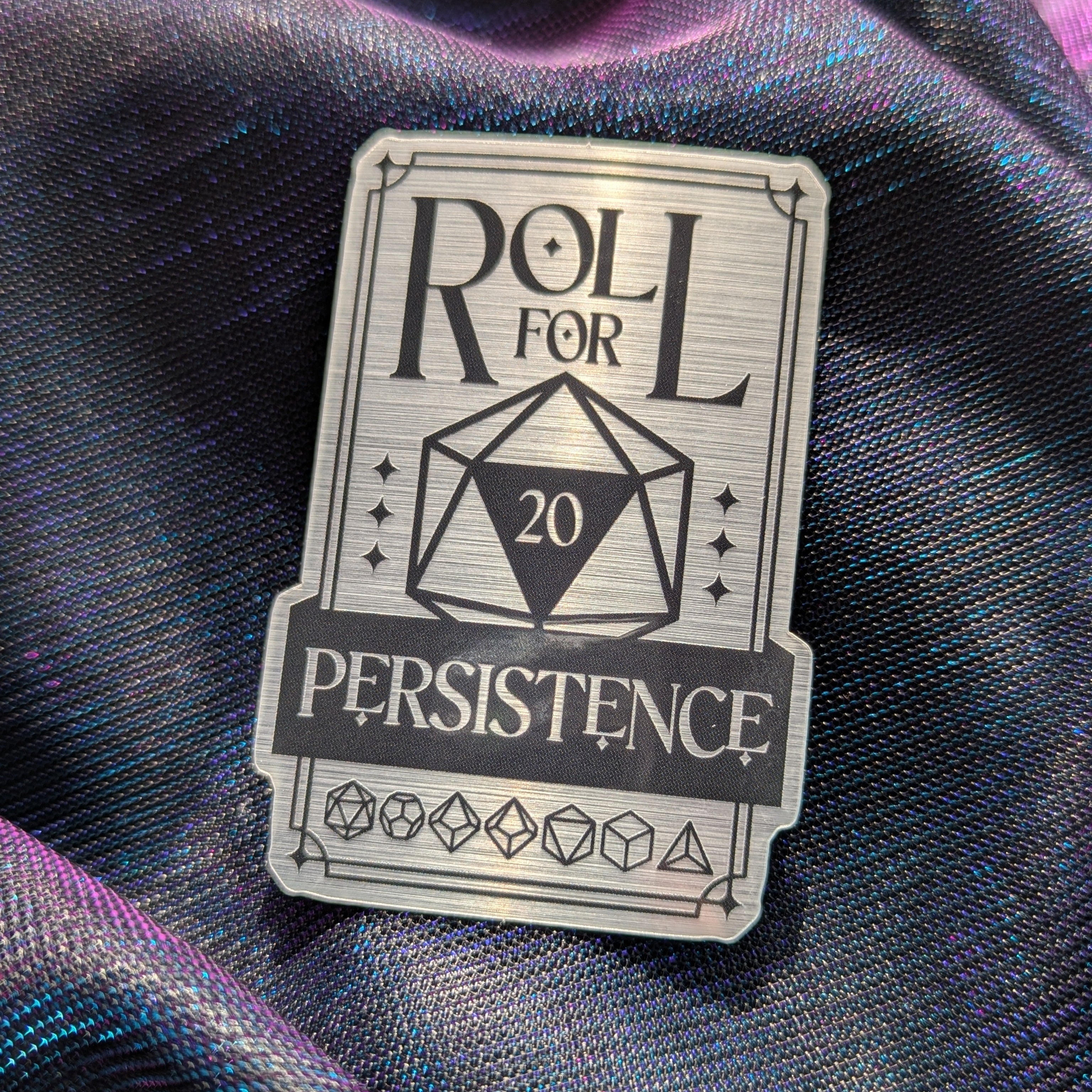 Roll for Persistence Sticker – Dice Witchery