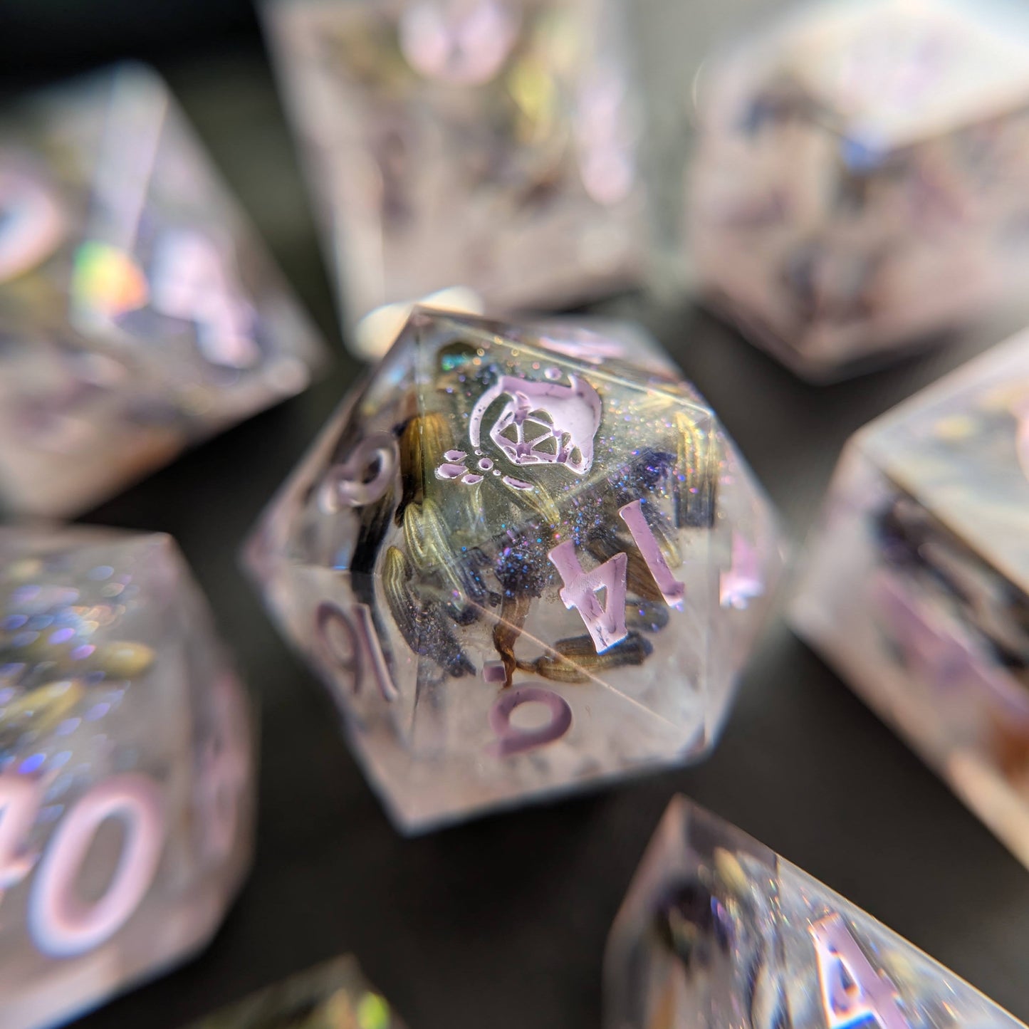 Lavender Earl Grey Tea Handmade Dice