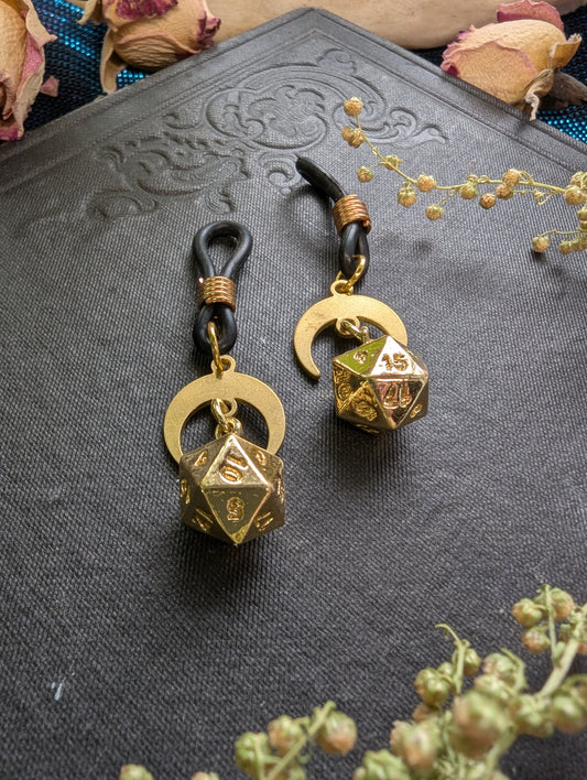 d20 Eyeglasses Charms