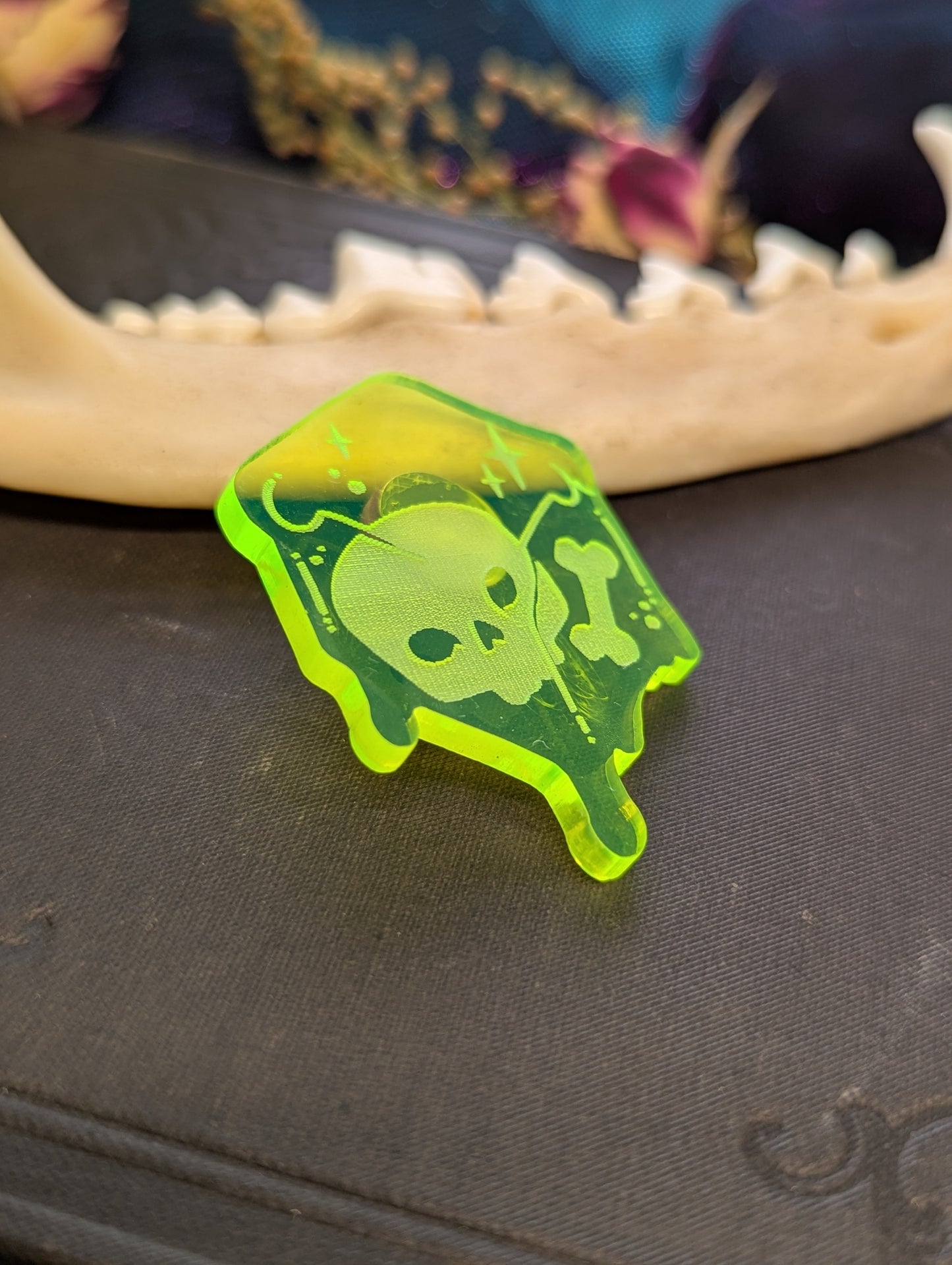 Gelatinous Cube Pin
